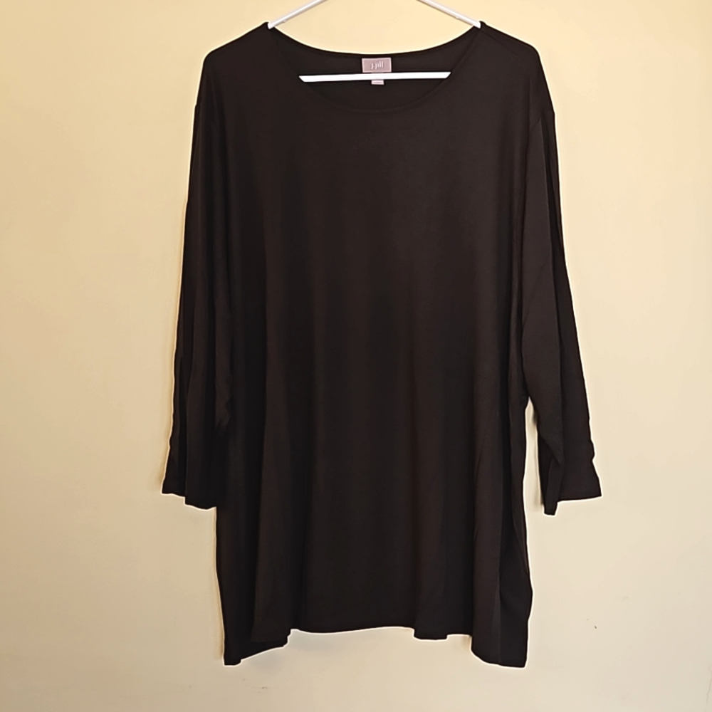 J. Jill Ballet / Bracelet-length Sleeve Dark Brown Size 4X